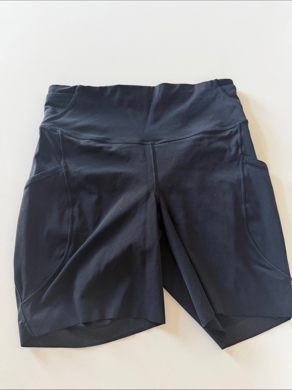 Lululemon Fast and Free High-Rise Short 6" Pockets Sz 6 Black - Picture 5 of 9